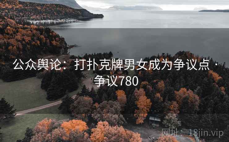 公众舆论:打扑克牌男女成为争议点 · 争议780